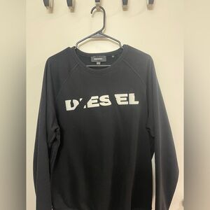 Diesel Black Crewneck Men's Sweater